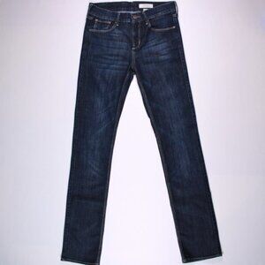 H&M Jeans Mens 29x34 Dark Blue Rinse Wash Straight Reg Waist-(28.75 x 32.75)